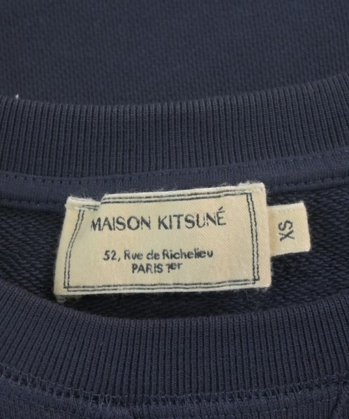 MAISON KITSUNE（メゾンキツネ）スウェット 紺 サイズ:XS メンズ/2200536033062