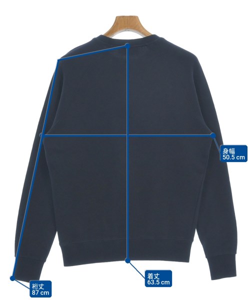 MAISON KITSUNE（メゾンキツネ）スウェット 紺 サイズ:XS メンズ/2200536033062