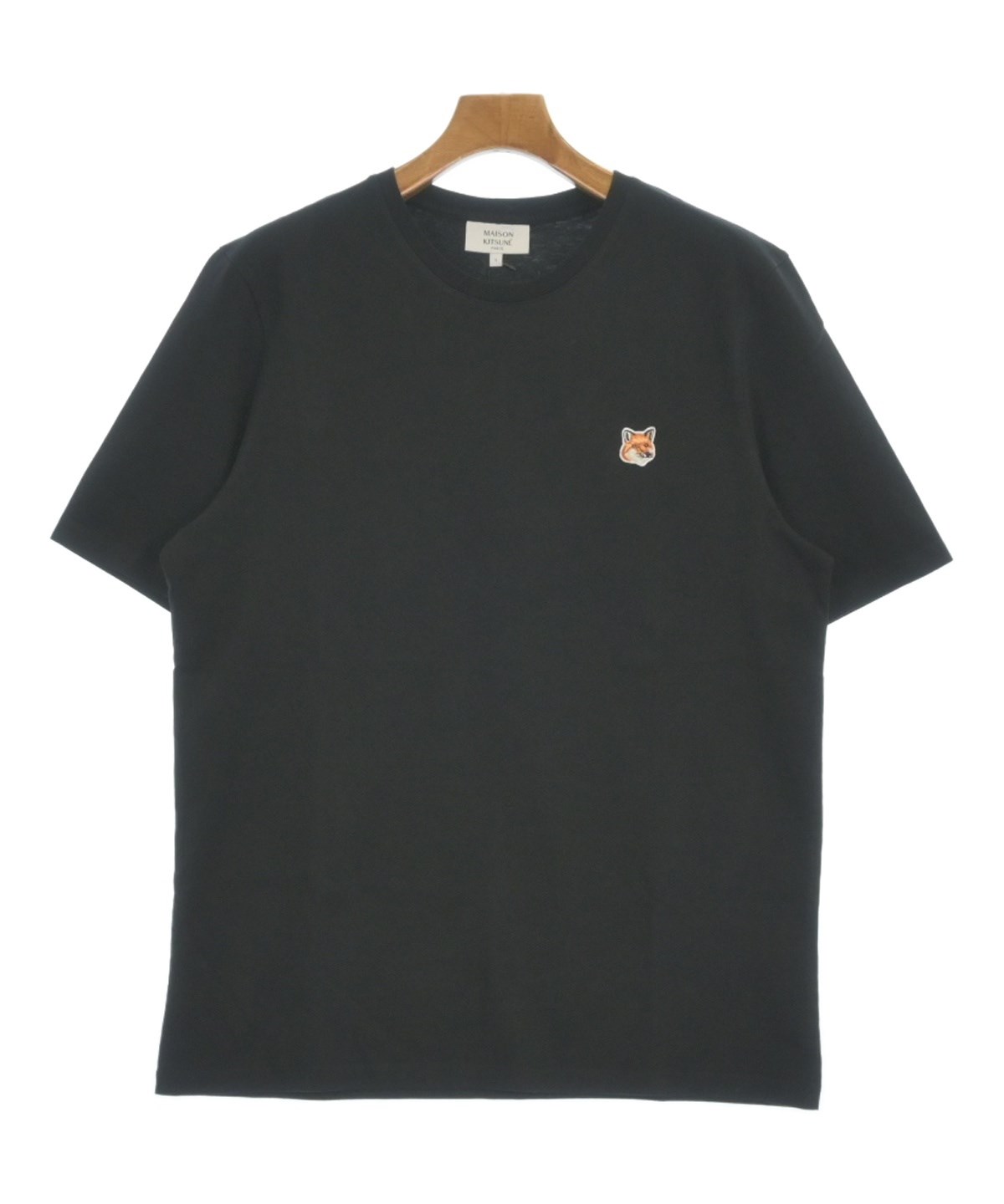 SALE在庫のみ★MAISON KITSUNE★メゾンキツネ Tシャツ KITSUNEMAISON メゾンキツネ Tシャツ ブラック ホワイトXS