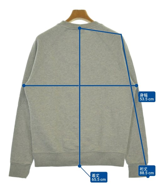 MAISON KITSUNE（メゾンキツネ）スウェット グレー サイズ:S メンズ/2200612590052