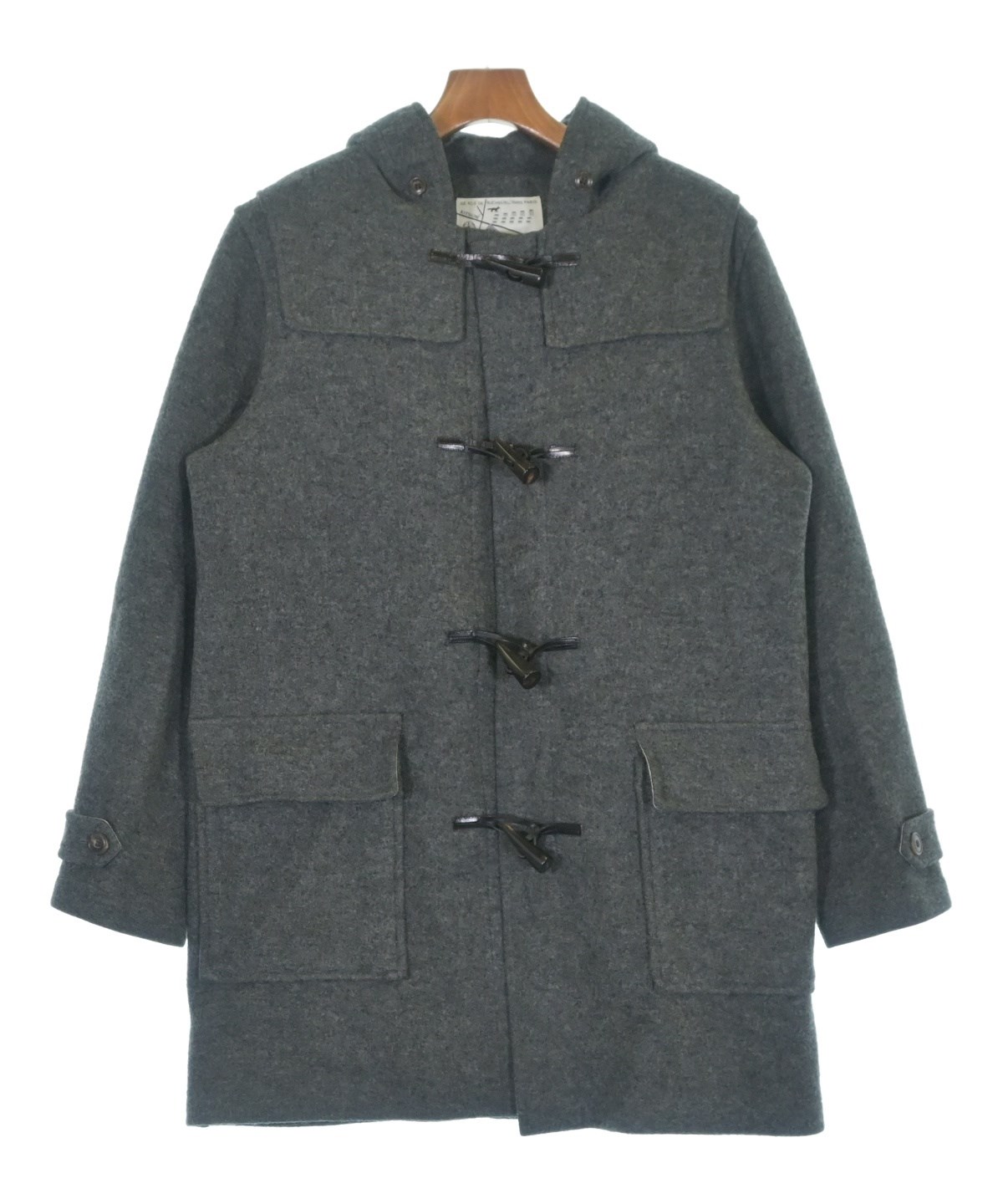 MAISON KITSUNE（メゾンキツネ）ダッフルコート グレー サイズ:S