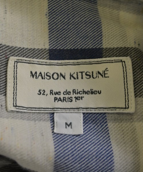MAISON KITSUNE（メゾンキツネ）カジュアルシャツ 青 サイズ:-(L位) メンズ/2200620889278