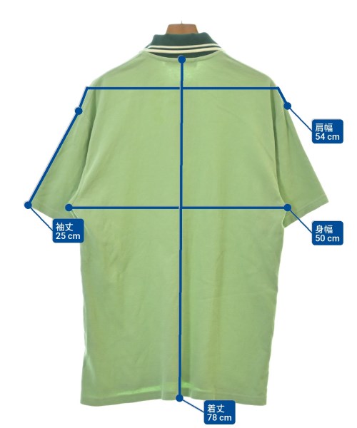 MAISON KITSUNE（メゾンキツネ）ポロシャツ 緑 サイズ:L メンズ/2200622606033