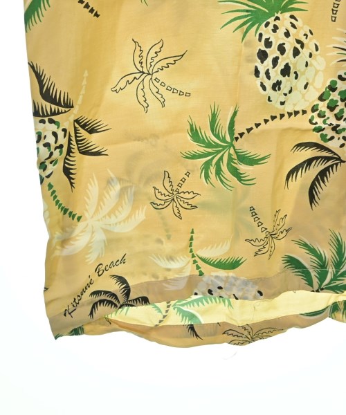 MAISON KITSUNE（メゾンキツネ）カジュアルシャツ ベージュ サイズ:L メンズ/2200622606040