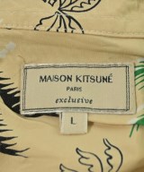 MAISON KITSUNE（メゾンキツネ）カジュアルシャツ ベージュ サイズ:L メンズ/2200622606040