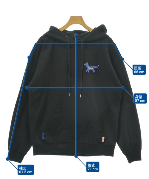 MAISON KITSUNE（メゾンキツネ）パーカー 黒 サイズ:A1(S位) メンズ/2200622865027