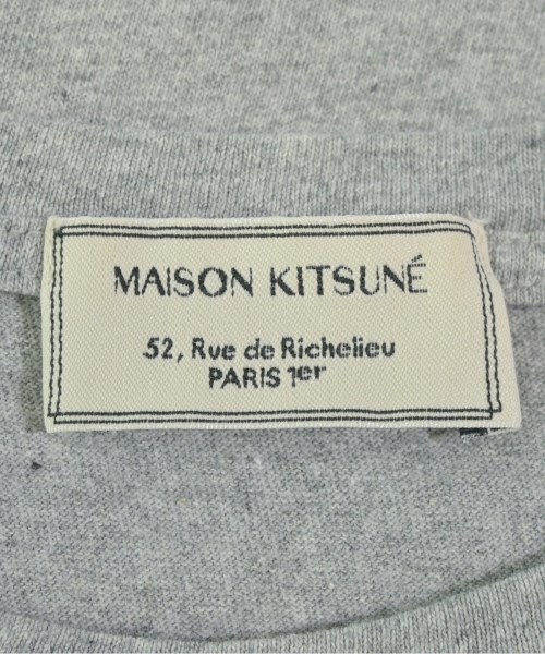 MAISON KITSUNE（メゾンキツネ）Tシャツ・カットソー グレー サイズ:-(M位) メンズ/2200612077652