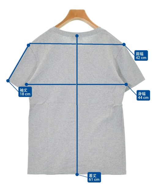 MAISON KITSUNE（メゾンキツネ）Tシャツ・カットソー グレー サイズ:-(M位) メンズ/2200612077652