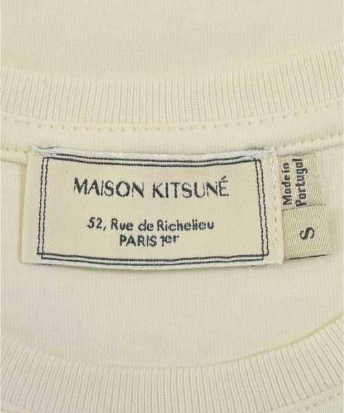 MAISON KITSUNE（メゾンキツネ）Tシャツ・カットソー 白 サイズ:S メンズ/2200612077737