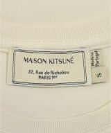 MAISON KITSUNE（メゾンキツネ）Tシャツ・カットソー 白 サイズ:S メンズ/2200612077737