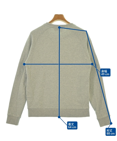 MAISON KITSUNE（メゾンキツネ）スウェット グレー サイズ:M メンズ/2200625656011