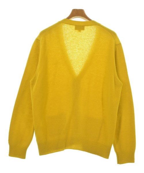 MAISON KITSUNE（メゾンキツネ）カーディガン 黄 サイズ:L メンズ/2200626147051