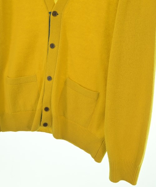 MAISON KITSUNE（メゾンキツネ）カーディガン 黄 サイズ:L メンズ/2200626147051