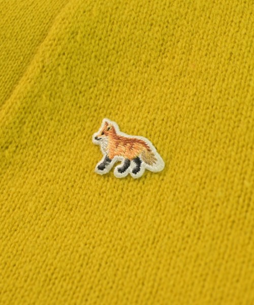 MAISON KITSUNE（メゾンキツネ）カーディガン 黄 サイズ:L メンズ/2200626147051