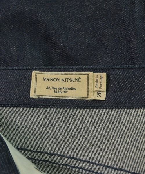 MAISON KITSUNE（メゾンキツネ）デニムパンツ 紺 サイズ:28(S位) メンズ/2200626250034