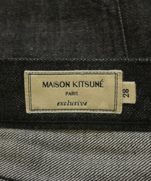 MAISON KITSUNE（メゾンキツネ）デニムパンツ 黒 サイズ:28(S位) メンズ/2200626817138