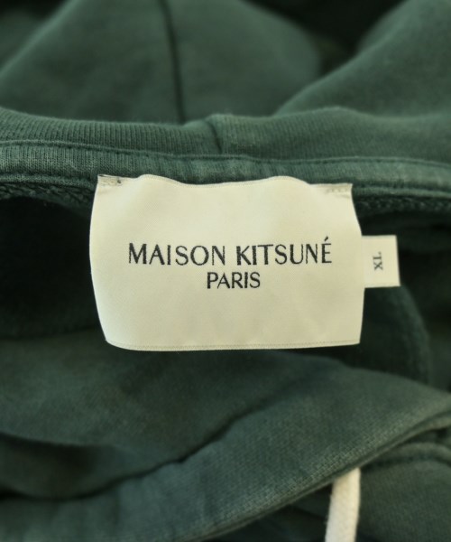 MAISON KITSUNE（メゾンキツネ）パーカー 緑 サイズ:XL メンズ/2200627064043