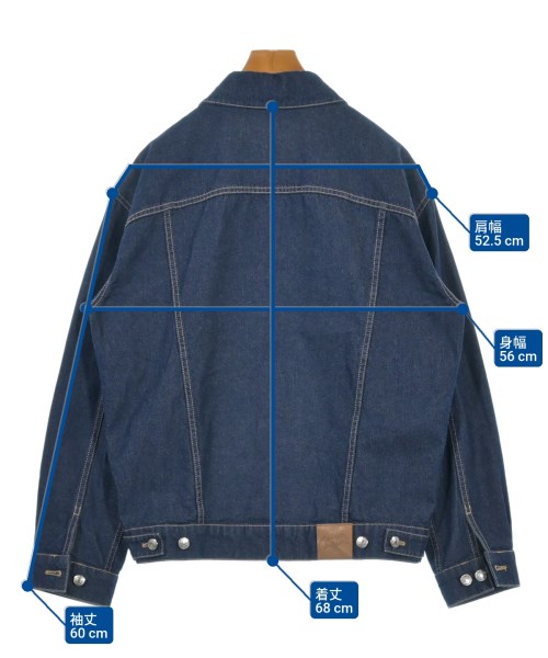 MAISON KITSUNE（メゾンキツネ）デニムジャケット 青 サイズ:S メンズ/2200627589034