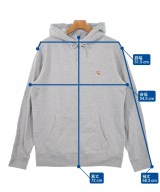 MAISON KITSUNE（メゾンキツネ）パーカー グレー サイズ:L メンズ/2200628333179