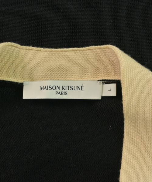 MAISON KITSUNE（メゾンキツネ）カーディガン 黒 サイズ:L メンズ/2200628853127