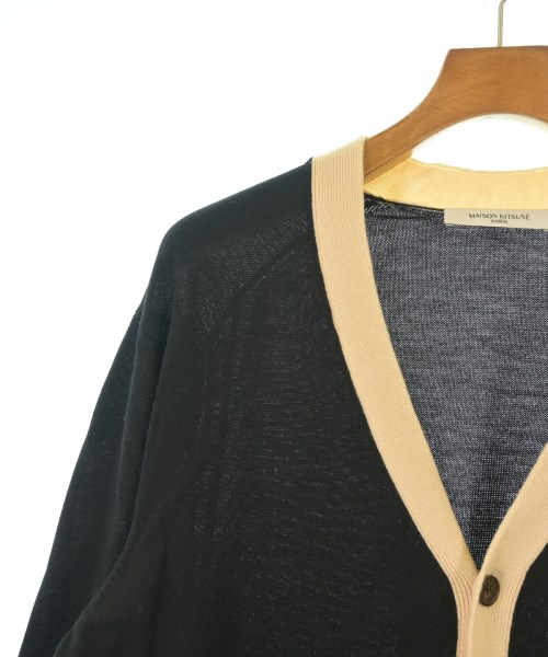 MAISON KITSUNE（メゾンキツネ）カーディガン 黒 サイズ:L メンズ/2200628853127