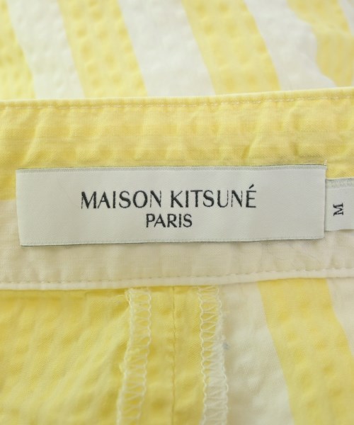 MAISON KITSUNE（メゾンキツネ）ショートパンツ 黄 サイズ:M メンズ/2200628970060