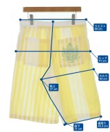 MAISON KITSUNE（メゾンキツネ）ショートパンツ 黄 サイズ:M メンズ/2200628970060