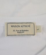 MAISON KITSUNE（メゾンキツネ）Tシャツ・カットソー 白 サイズ:L メンズ/2200629980143
