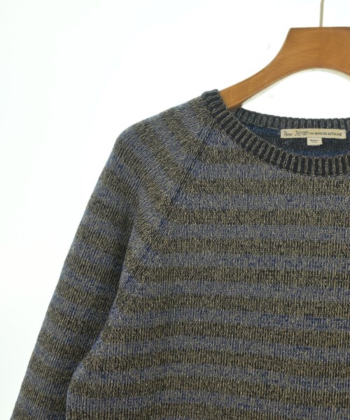 MAISON KITSUNE（メゾンキツネ）ニット・セーター 青 サイズ:M メンズ/2200629980402