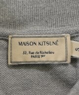 MAISON KITSUNE（メゾンキツネ）ポロシャツ グレー サイズ:S メンズ/2200630123027