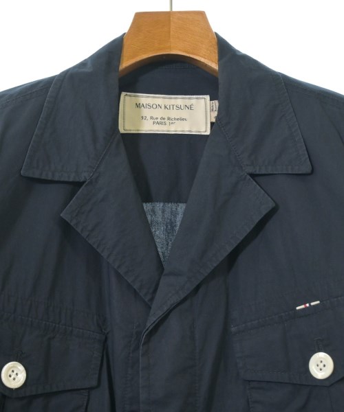 MAISON KITSUNE（メゾンキツネ）ミリタリーブルゾン 紺 サイズ:S メンズ/2200630739020