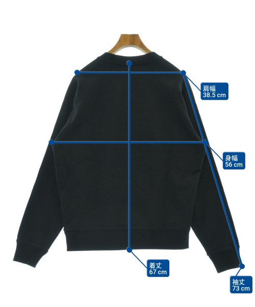 MAISON KITSUNE（メゾンキツネ）スウェット 黒 サイズ:S メンズ/2200630986035