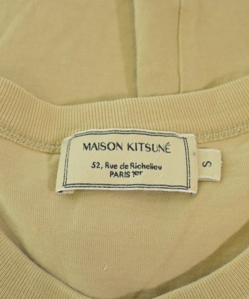 MAISON KITSUNE（メゾンキツネ）Tシャツ・カットソー ベージュ サイズ:S メンズ/2200632445035