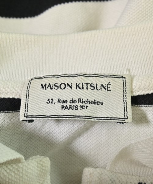 MAISON KITSUNE（メゾンキツネ）ポロシャツ 白 サイズ:XS メンズ/2200610495014