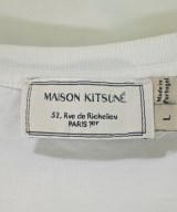 MAISON KITSUNE（メゾンキツネ）Tシャツ・カットソー 白 サイズ:L メンズ/2200611443267
