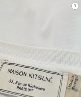 MAISON KITSUNE（メゾンキツネ）Tシャツ・カットソー 白 サイズ:L メンズ/2200611443267