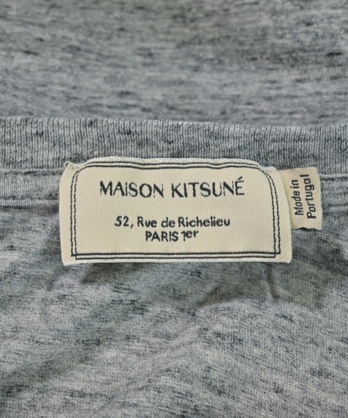 MAISON KITSUNE（メゾンキツネ）Tシャツ・カットソー グレー サイズ:M メンズ/2200611443274