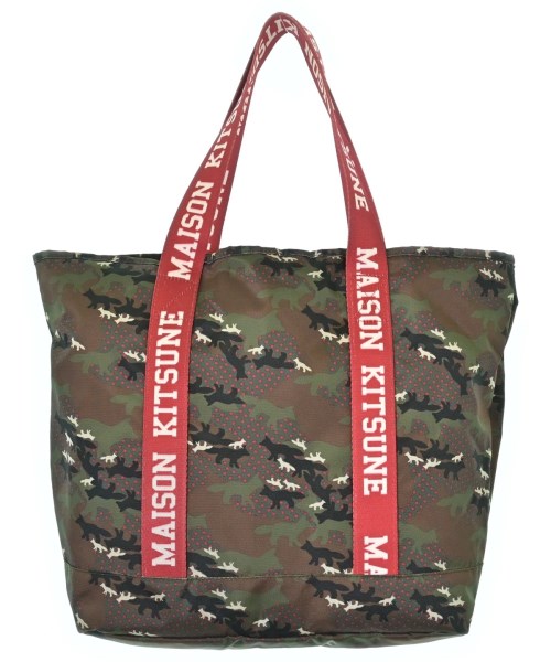MAISON KITSUNE（メゾンキツネ）トートバッグ カーキ サイズ:- メンズ/2200608068077