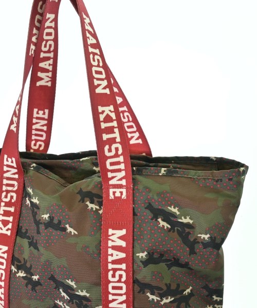 MAISON KITSUNE（メゾンキツネ）トートバッグ カーキ サイズ:- メンズ/2200608068077