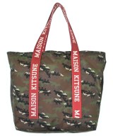 MAISON KITSUNE（メゾンキツネ）トートバッグ カーキ サイズ:- メンズ/2200608068077