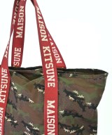 MAISON KITSUNE（メゾンキツネ）トートバッグ カーキ サイズ:- メンズ/2200608068077