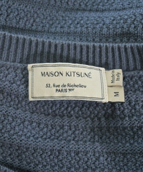 MAISON KITSUNE（メゾンキツネ）ニット・セーター 紺 サイズ:M メンズ/2200607110043