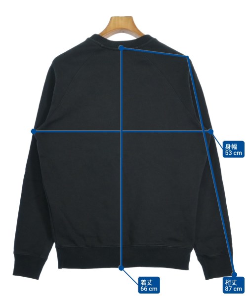MAISON KITSUNE（メゾンキツネ）スウェット 黒 サイズ:S メンズ/2200617134077