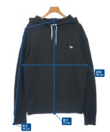 MAISON KITSUNE（メゾンキツネ）パーカー 黒 サイズ:XL メンズ/2200608282022