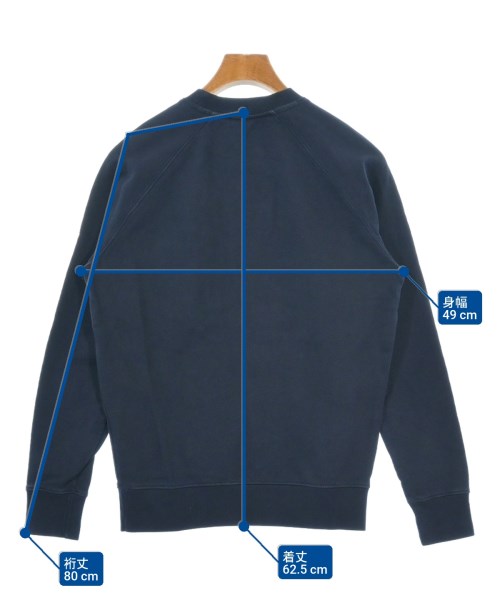 MAISON KITSUNE（メゾンキツネ）スウェット 紺 サイズ:XS メンズ/2200618969036