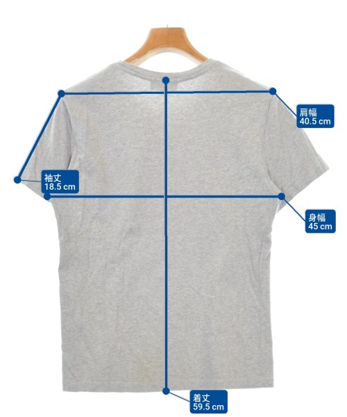 MAISON KITSUNE（メゾンキツネ）Tシャツ・カットソー グレー サイズ:XS メンズ/2200606664042