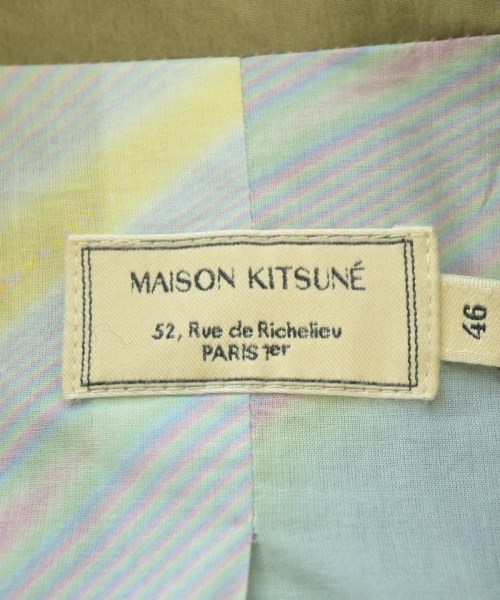 MAISON KITSUNE（メゾンキツネ）ジャケット カーキ サイズ:46(M位) メンズ/2200619388300
