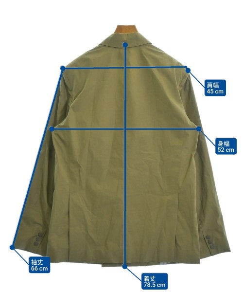 MAISON KITSUNE（メゾンキツネ）ジャケット カーキ サイズ:46(M位) メンズ/2200619388300