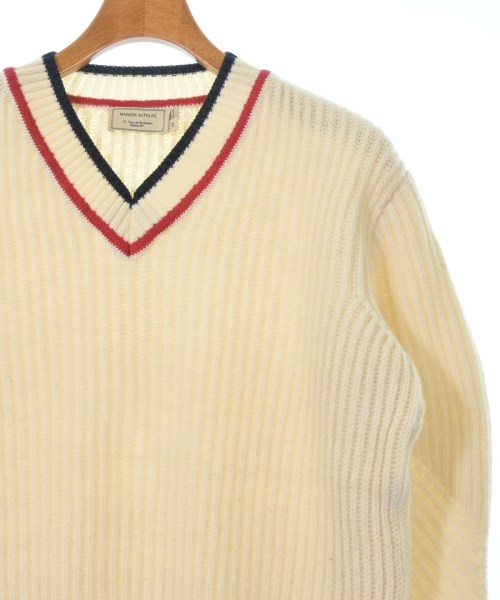 MAISON KITSUNE（メゾンキツネ）ニット・セーター ベージュ サイズ:XS メンズ/2200620164139