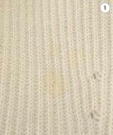 MAISON KITSUNE（メゾンキツネ）ニット・セーター ベージュ サイズ:XS メンズ/2200620164146